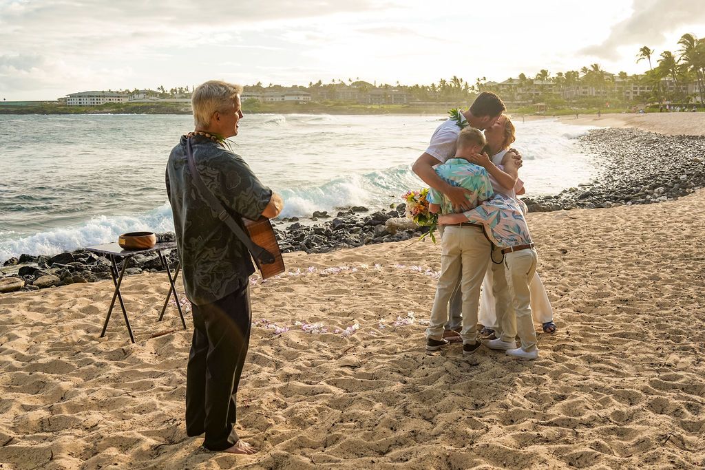 Intimate Beach Destination Wedding Hawaii Kauai Island
